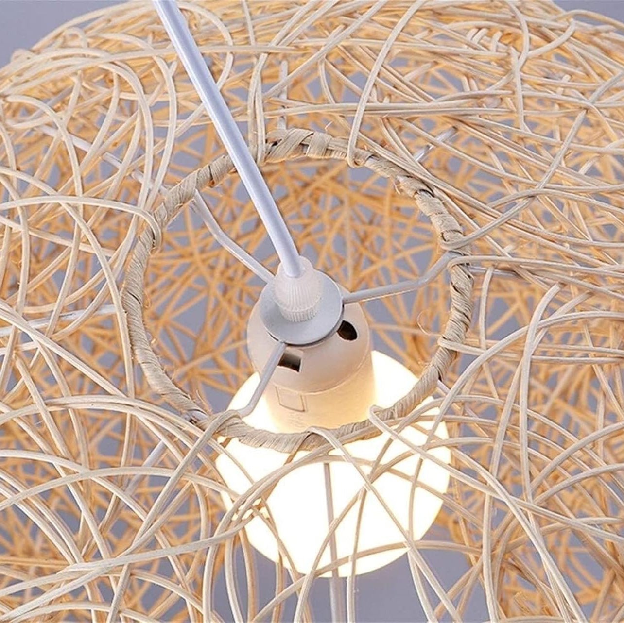 Suspension en osier BOLO - product_type_Floor lamp arc