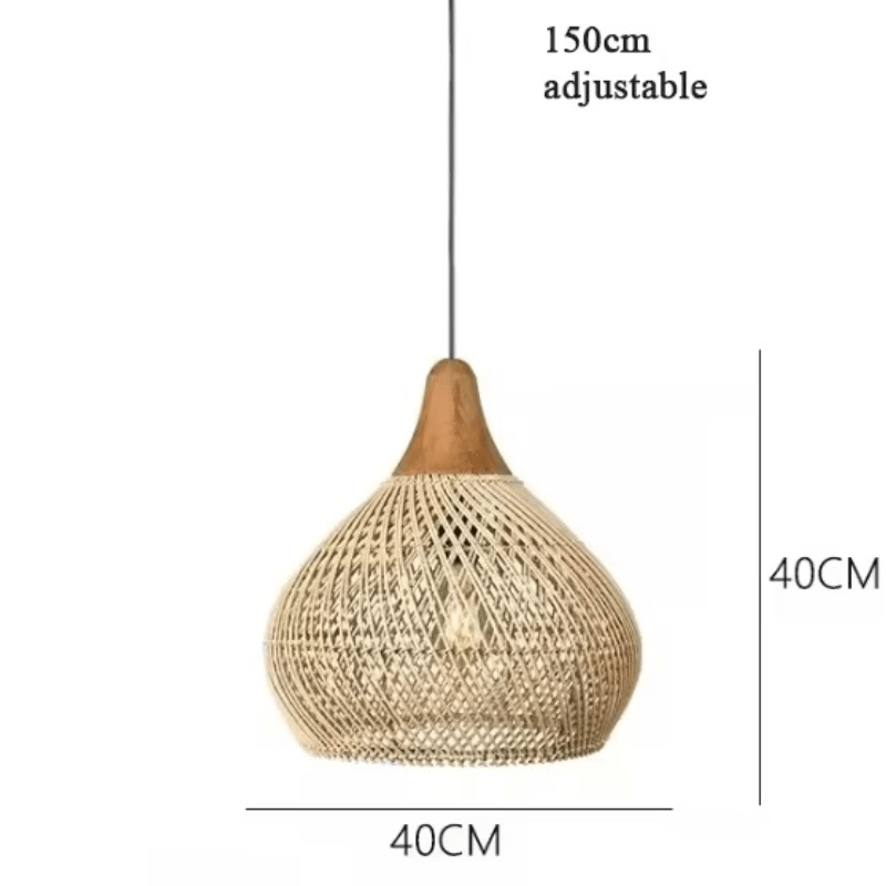 Suspension en rotin bohème CANECA - product_type_Atelier Luisiano