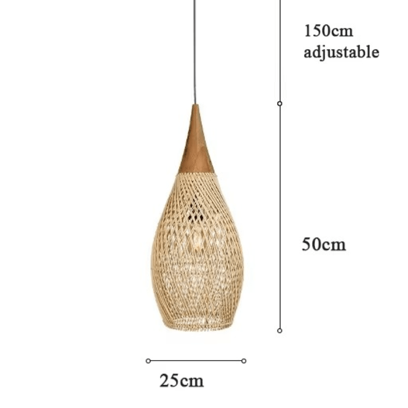 Suspension en rotin bohème CANECA - product_type_Atelier Luisiano