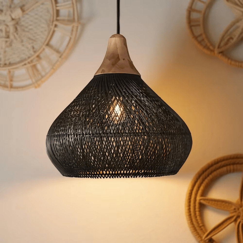 Suspension en rotin bohème CANECA - product_type_Atelier Luisiano