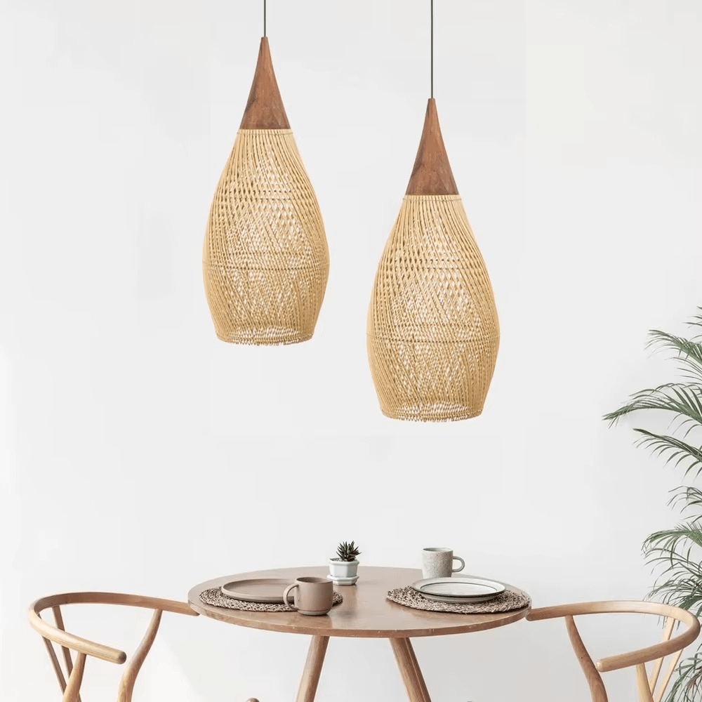 Suspension en rotin bohème CANECA - product_type_Atelier Luisiano