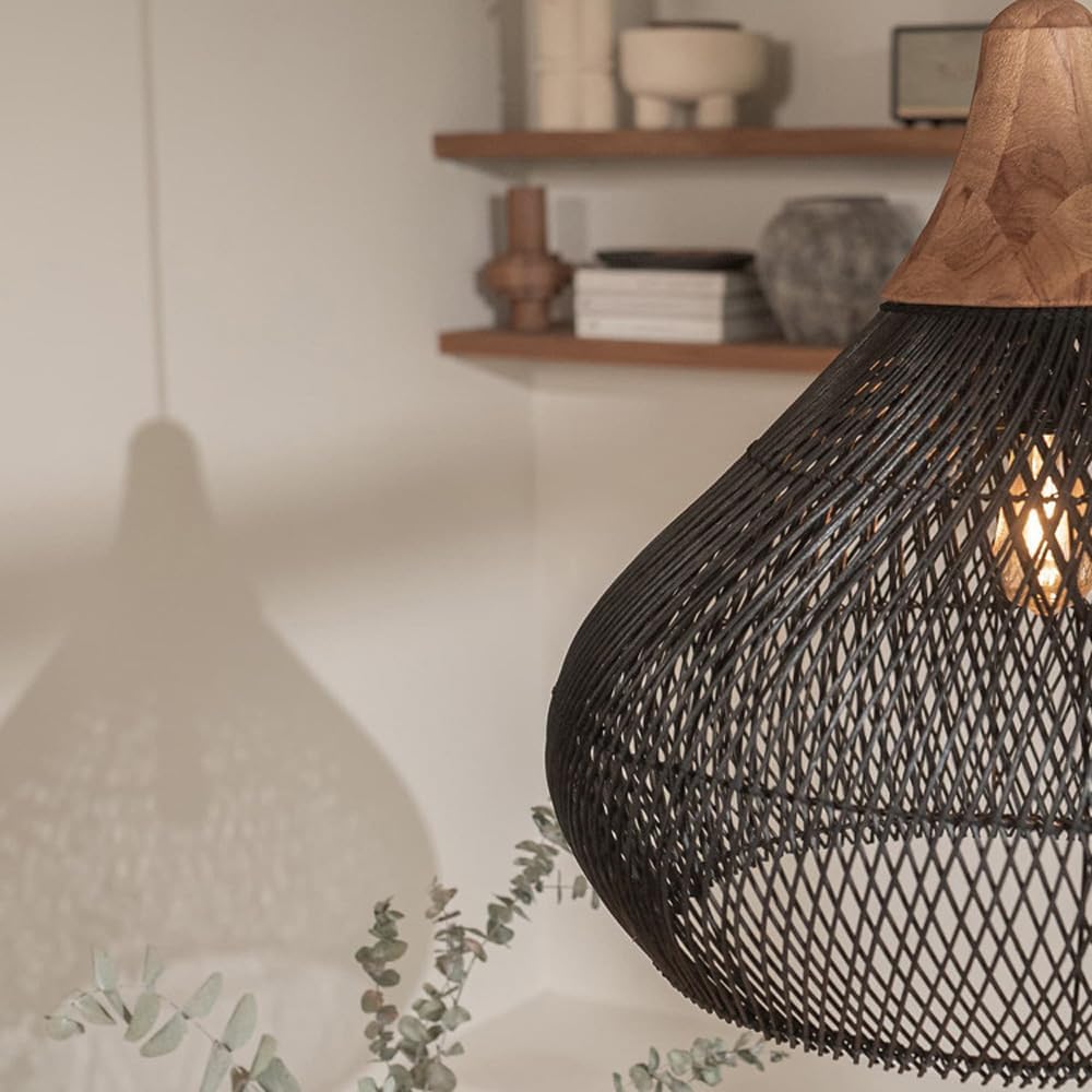 Suspension en rotin bohème CANECA - product_type_Atelier Luisiano