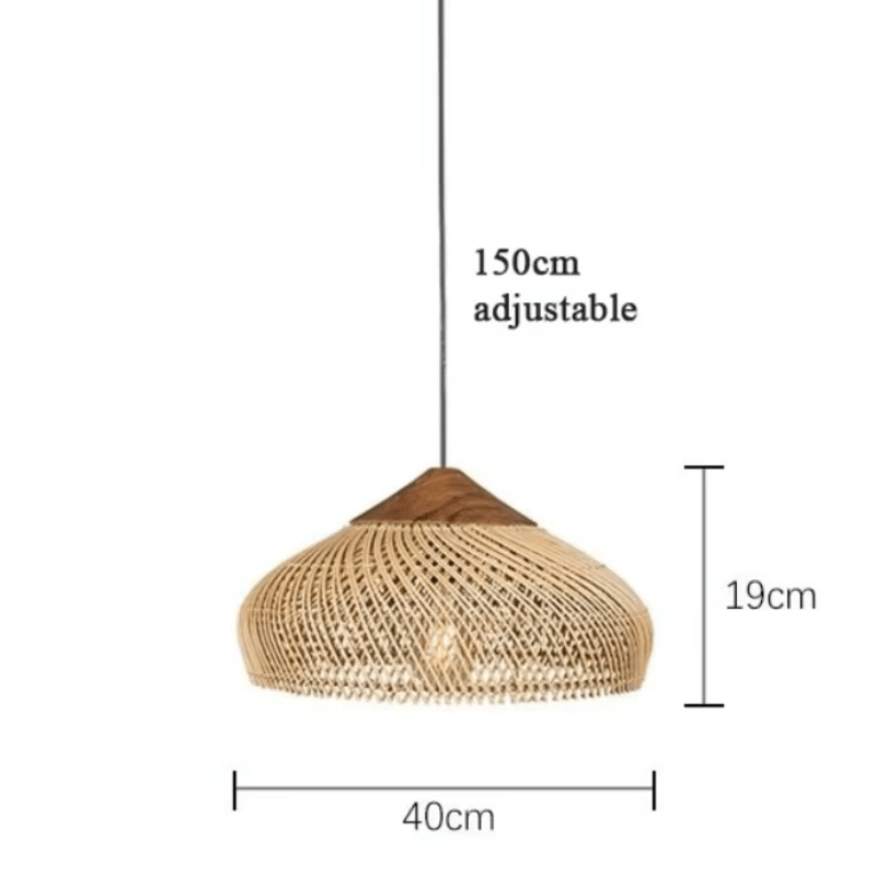 Suspension en rotin bohème CANECA - product_type_Atelier Luisiano