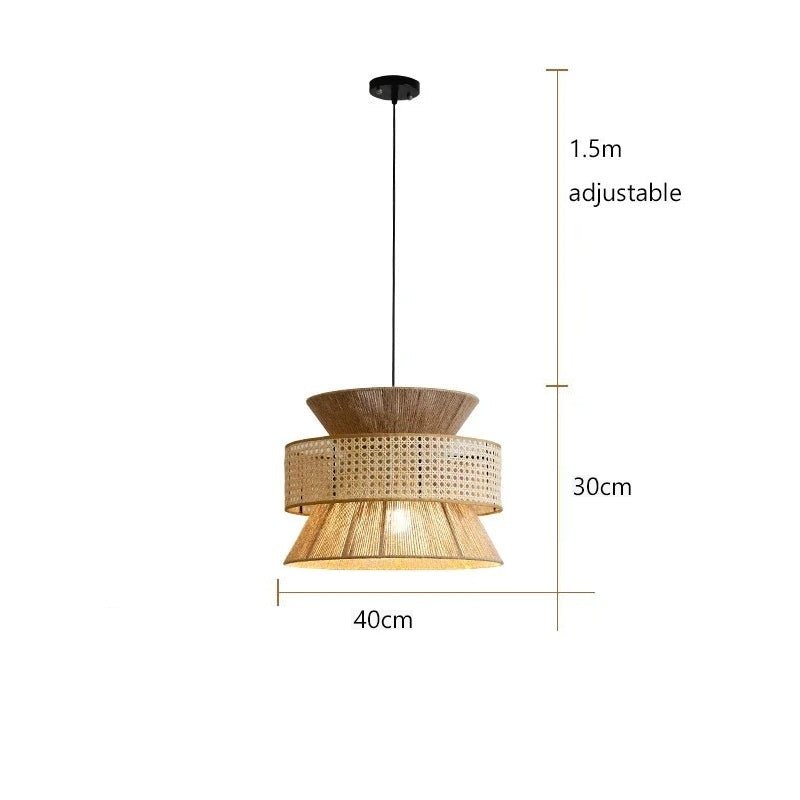 Suspension en rotin DIABOLO - product_type_Floor lamp arc
