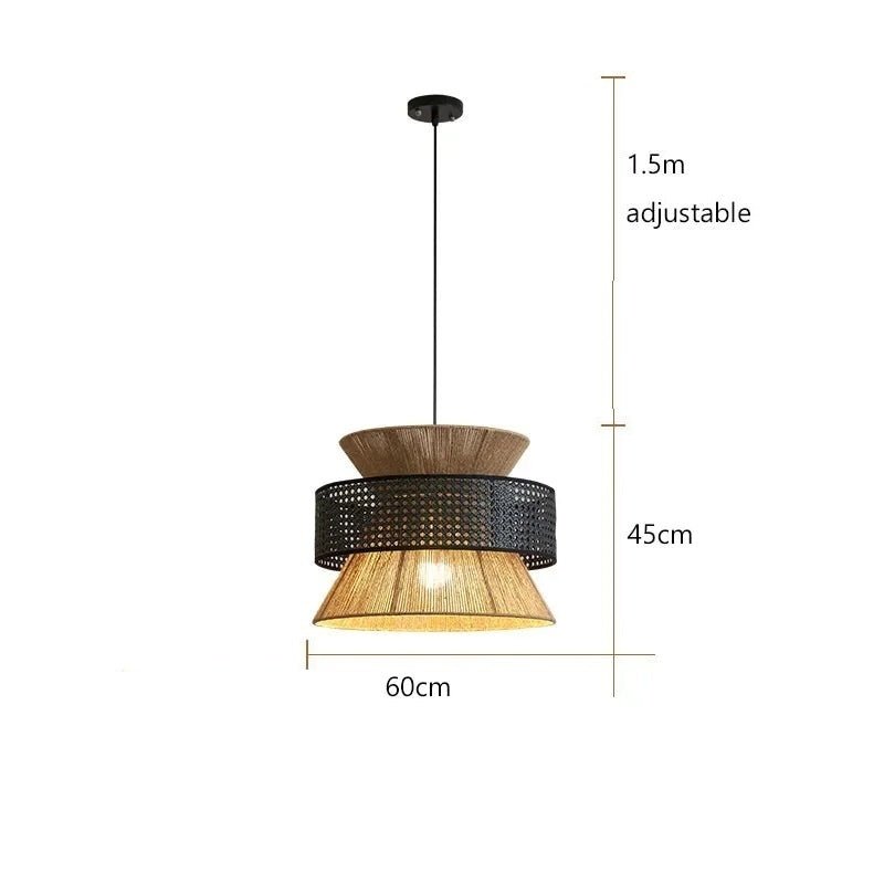 Suspension en rotin DIABOLO - product_type_Floor lamp arc