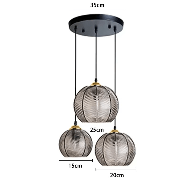 Suspension en verre 3 lampes BELOTA - product_type_Atelier Luisiano