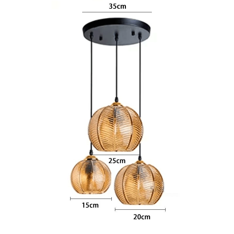 Suspension en verre 3 lampes BELOTA - product_type_Atelier Luisiano
