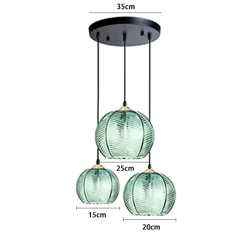 Suspension en verre 3 lampes BELOTA - product_type_Atelier Luisiano