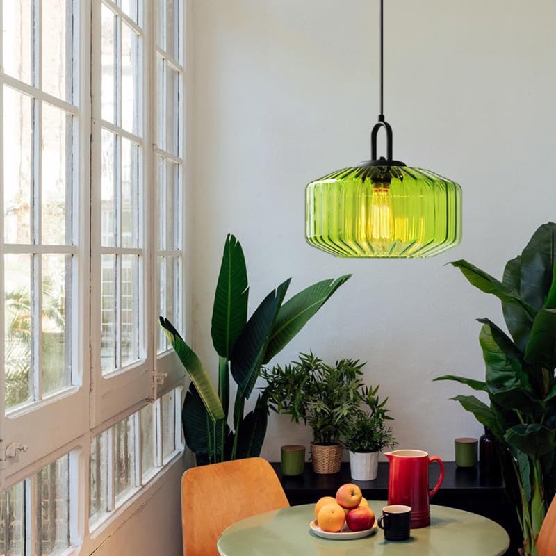 Suspension en verre colorée nervurée ORENA - product_type_Floor lamp arc