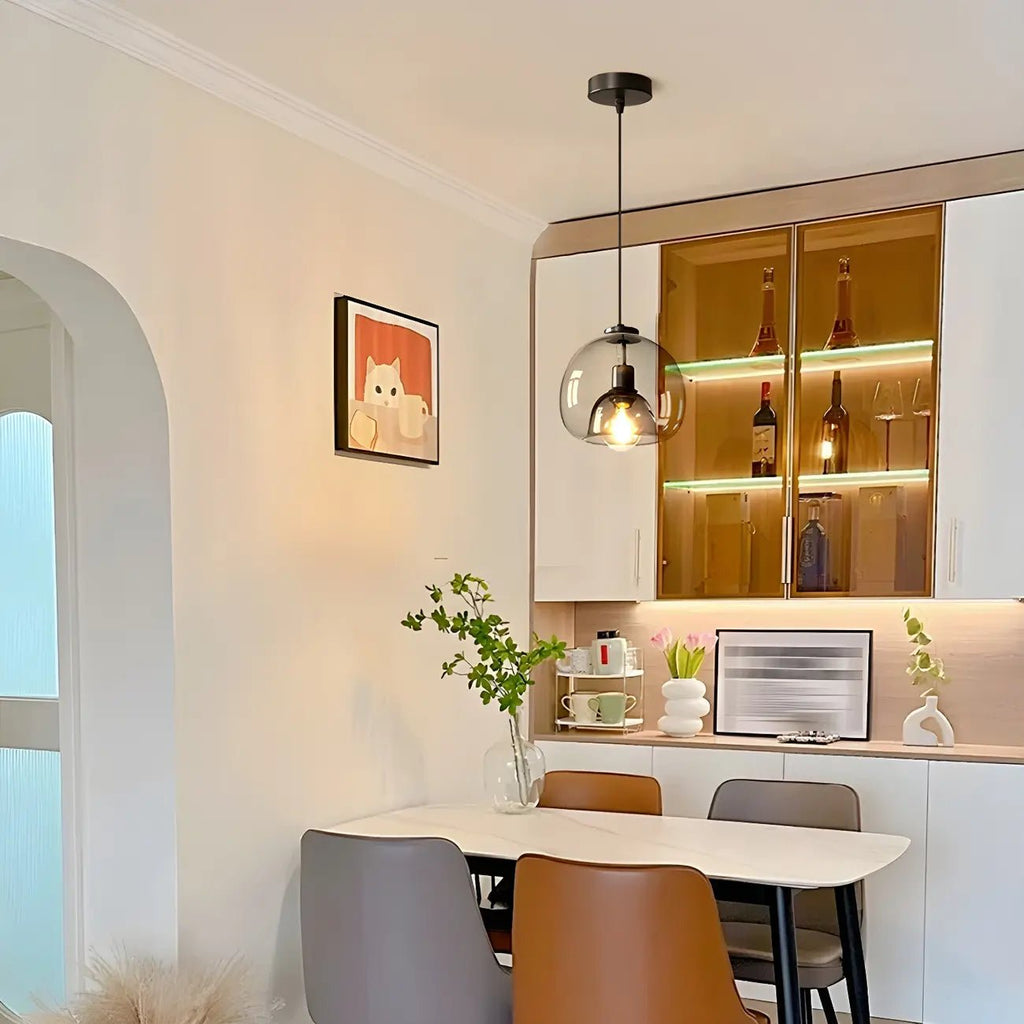 Suspension en verre fumé OPIA - product_type_Floor lamp arc