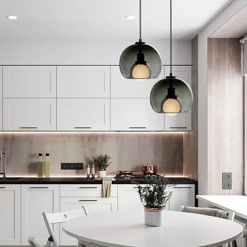 Suspension en verre fumé OPIA - product_type_Floor lamp arc