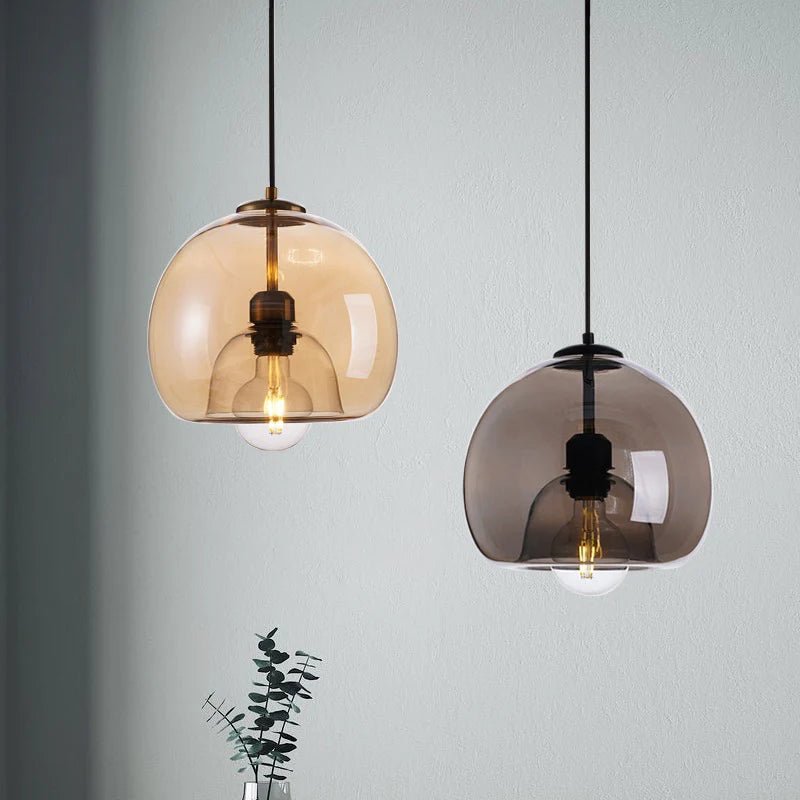 Suspension en verre fumé OPIA - product_type_Floor lamp arc