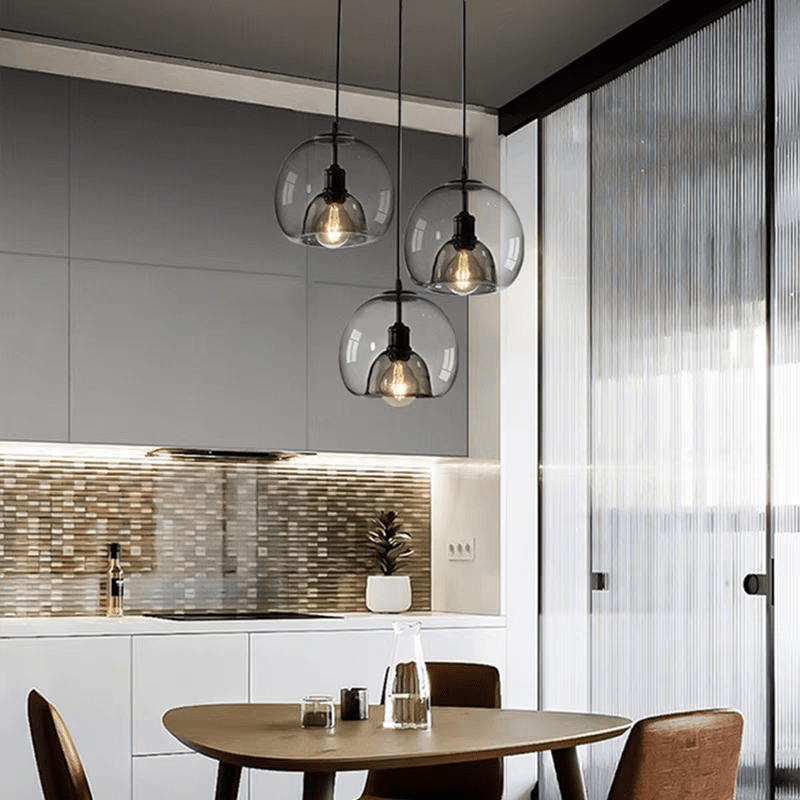 Suspension en verre fumé OPIA - product_type_Floor lamp arc