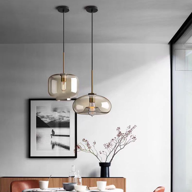 Suspension en verre fumé TOMARO - product_type_Atelier Luisiano