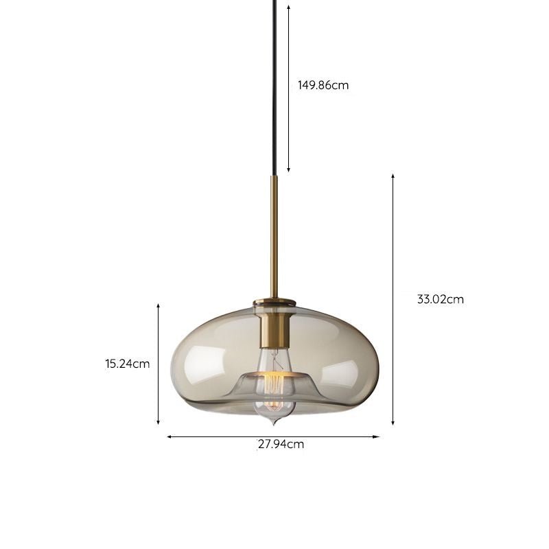 Suspension en verre fumé TOMARO - product_type_Atelier Luisiano