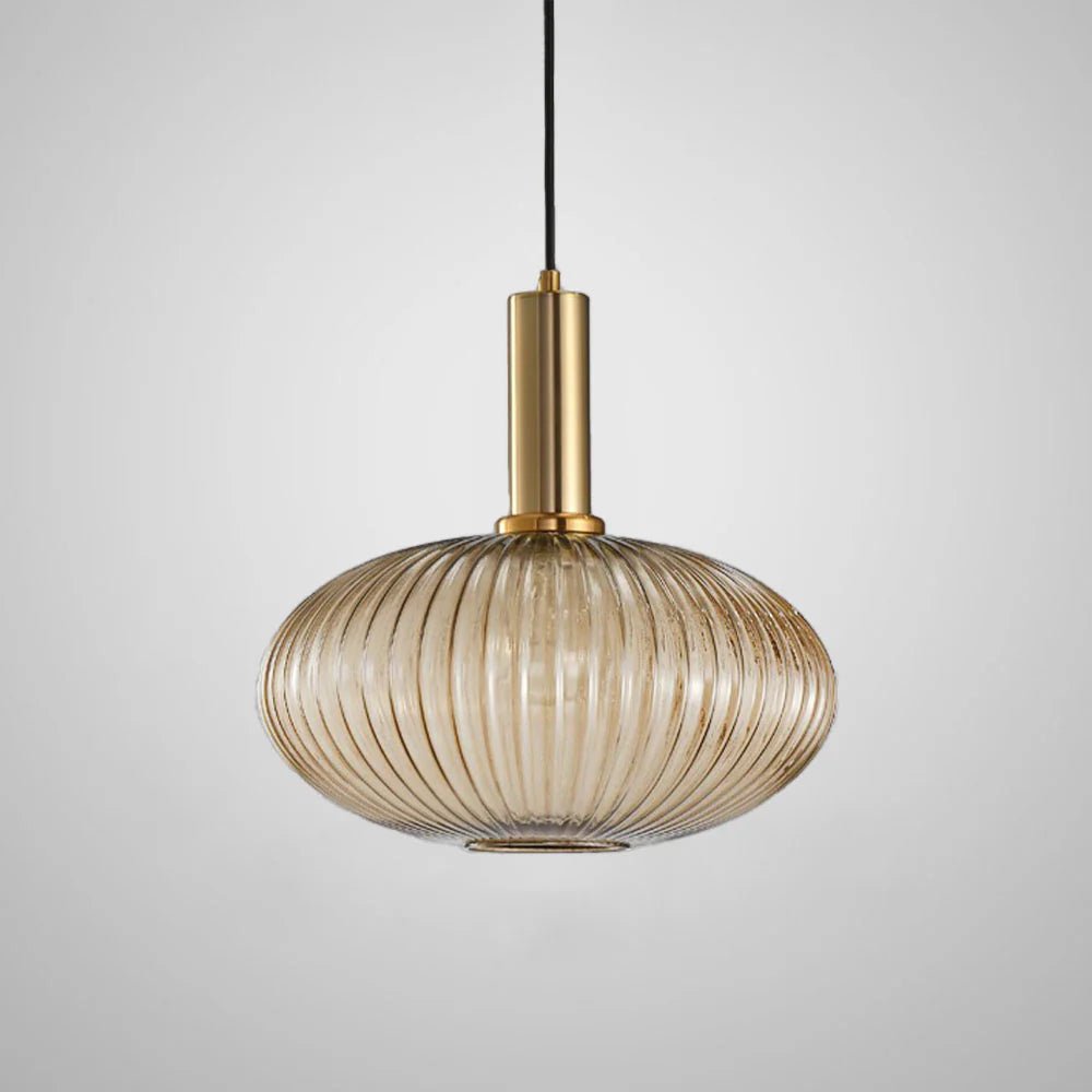 Suspension en verre nervurée YARVA - product_type_Floor lamp arc
