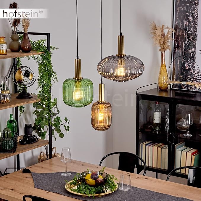 Suspension en verre nervurée YARVA - product_type_Floor lamp arc