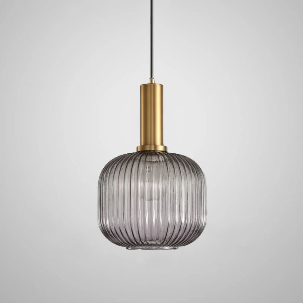Suspension en verre nervurée YARVA - product_type_Floor lamp arc