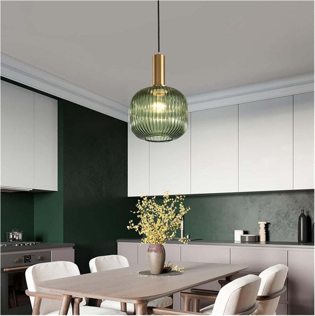 Suspension en verre nervurée YARVA - product_type_Floor lamp arc