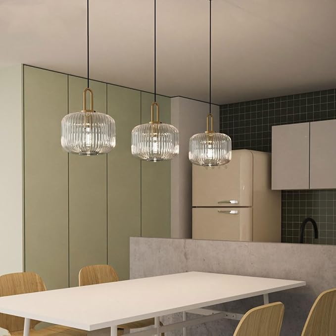 Suspension en verre strié vintage NARA - product_type_Atelier Luisiano