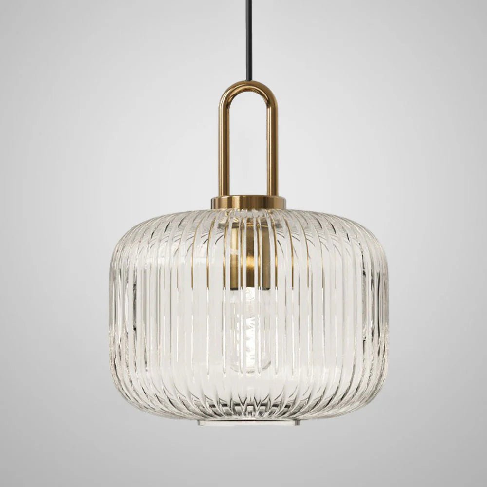 Suspension en verre strié vintage NARA - product_type_Atelier Luisiano