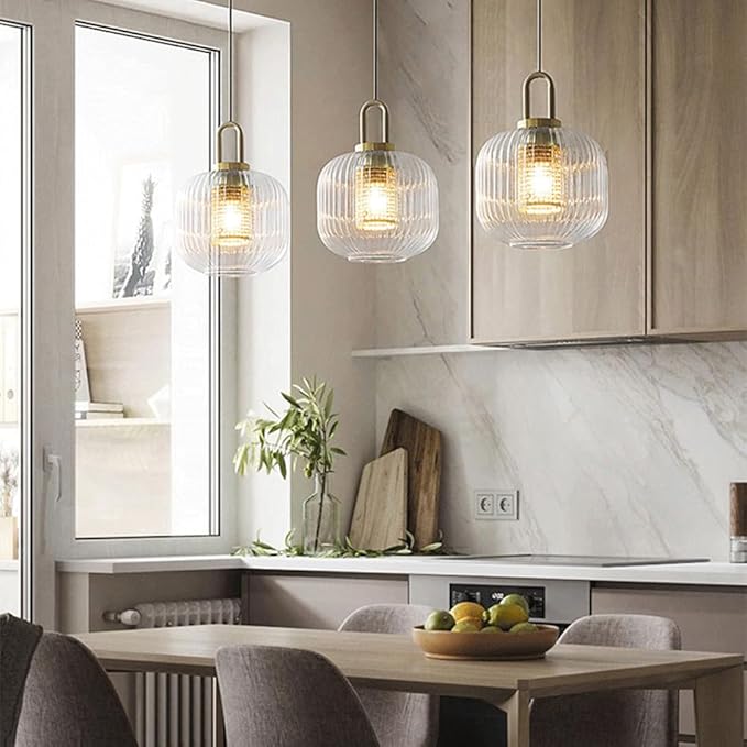 Suspension en verre strié vintage NARA - product_type_Atelier Luisiano