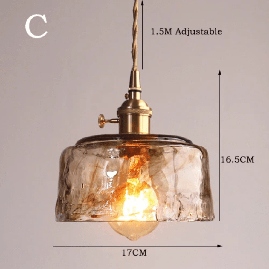 Suspension en verre vintage VALENKA - product_type_Atelier Luisiano