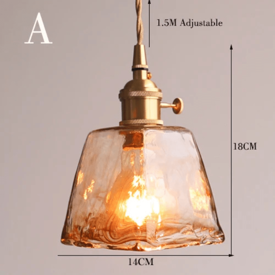 Suspension en verre vintage VALENKA - product_type_Atelier Luisiano