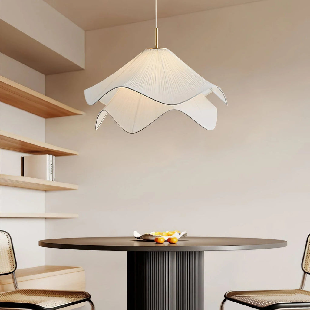 Suspension fleur en tissu plissé FLORENZA - product_type_Atelier Luisiano