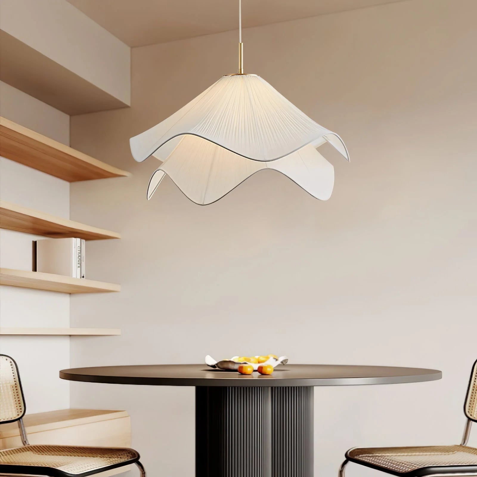 Suspension fleur en tissu plissé FLORENZA - product_type_Atelier Luisiano