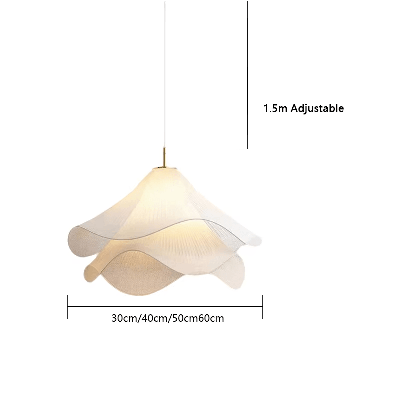 Suspension fleur en tissu plissé FLORENZA - product_type_Atelier Luisiano