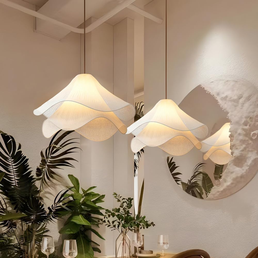 Suspension fleur en tissu plissé FLORENZA - product_type_Atelier Luisiano