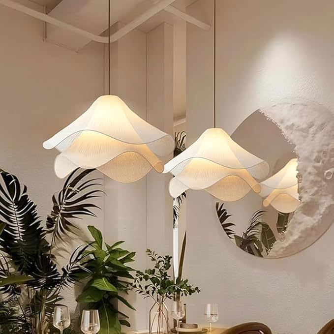 Suspension fleur en tissu plissé FLORENZA - product_type_Atelier Luisiano