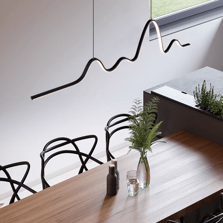 Suspension îlot cuisine LED | ALENCA - product_type_Floor lamp arc
