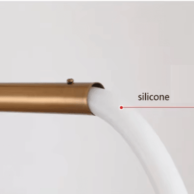 Suspension îlot cuisine LED en métal et silicone | FLEXITY - product_type_Floor lamp arc