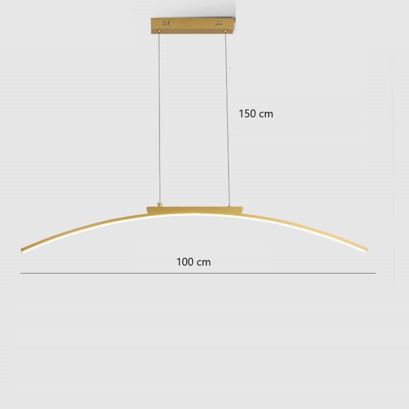 Suspension îlot cuisine LED en métal | INCURV - product_type_Floor lamp arc