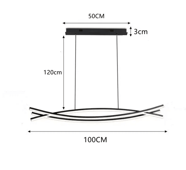 Suspension îlot cuisine LED | OLENCA - product_type_Floor lamp arc