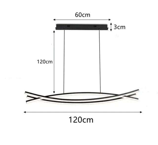 Suspension îlot cuisine LED | OLENCA - product_type_Floor lamp arc