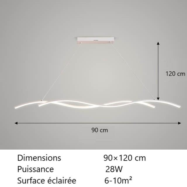 Suspension îlot cuisine LED | TENOL - product_type_Floor lamp arc