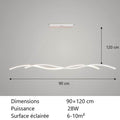 Suspension îlot cuisine LED | TENOL - product_type_Floor lamp arc