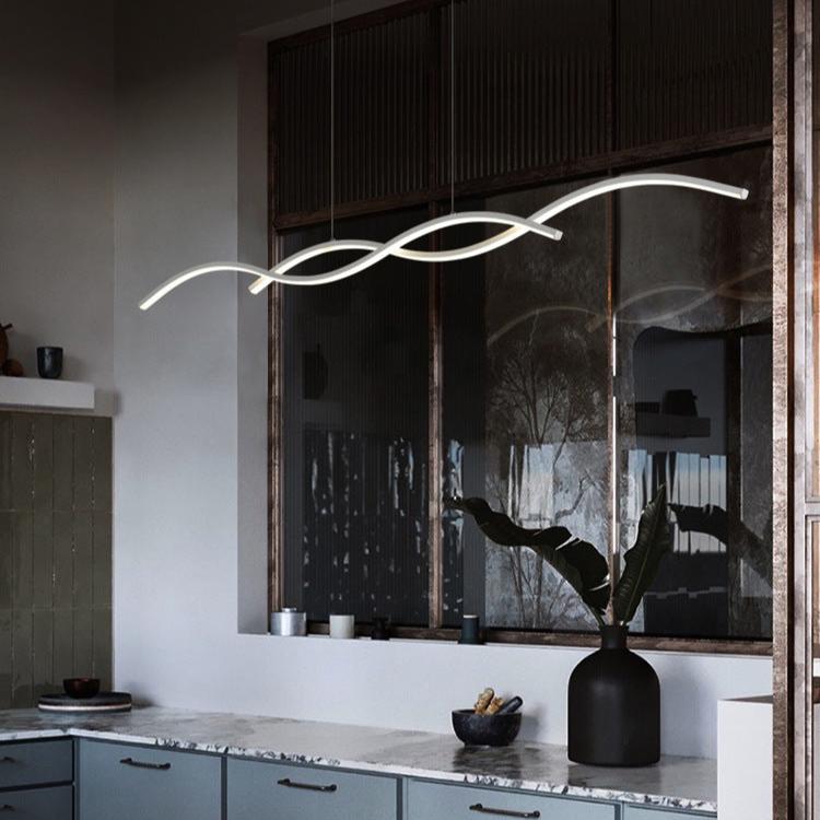 Suspension îlot cuisine LED | TENOL - product_type_Floor lamp arc