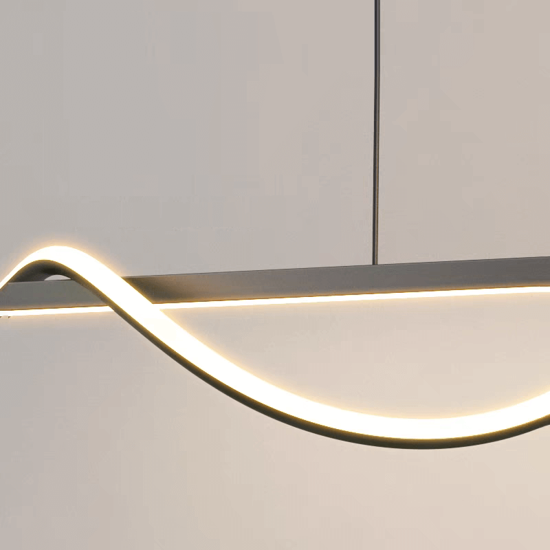Suspension îlot cuisine LED | TOURBILLON - product_type_Floor lamp arc