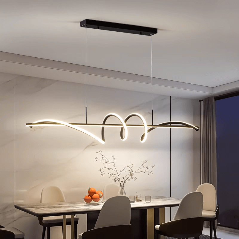 Suspension îlot cuisine LED | TOURBILLON - product_type_Floor lamp arc