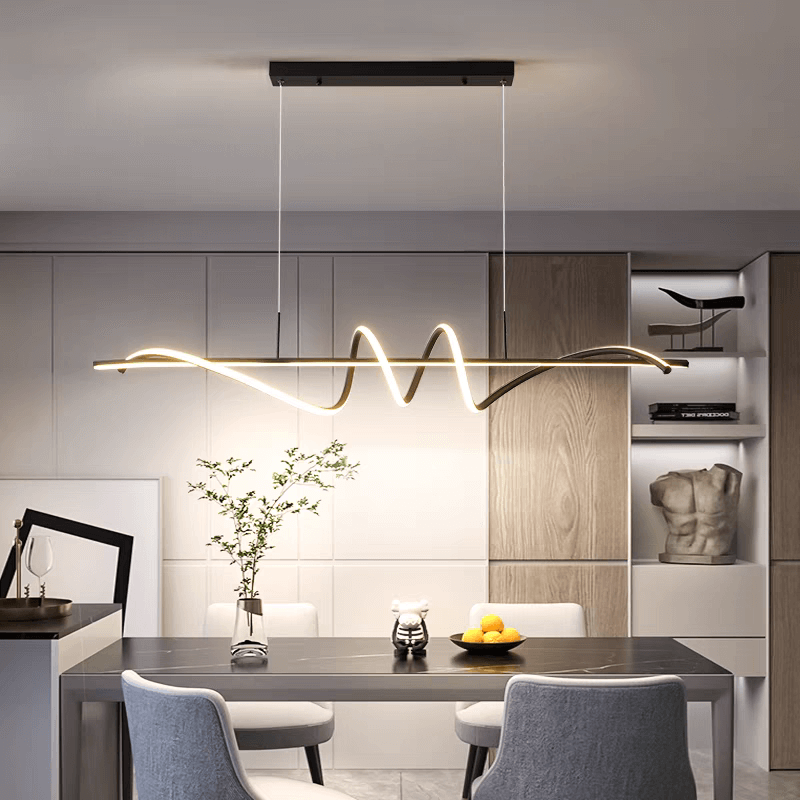 Suspension îlot cuisine LED | TOURBILLON - product_type_Floor lamp arc
