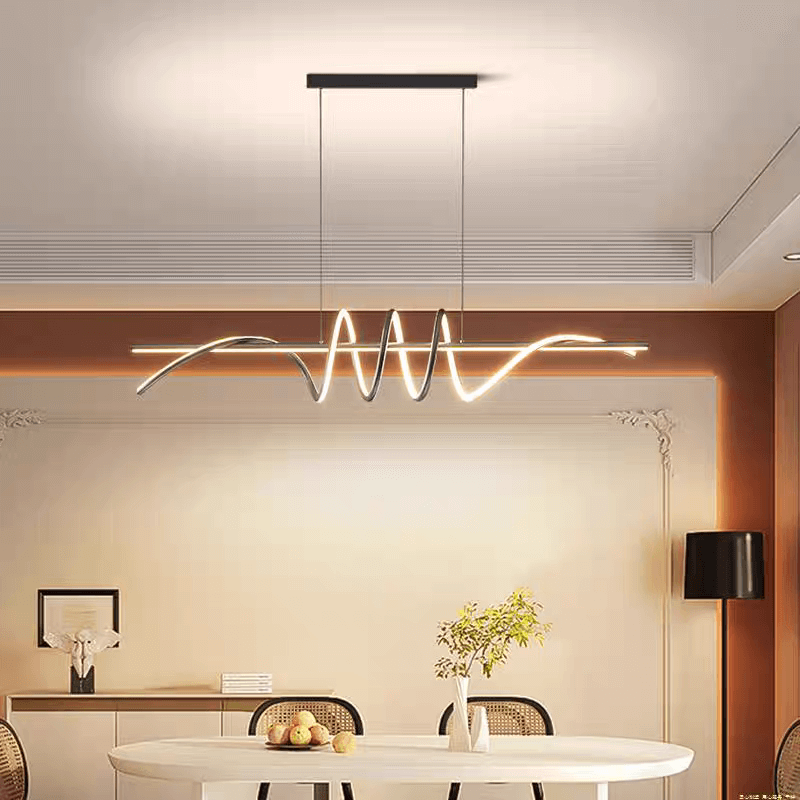 Suspension îlot cuisine LED | TOURBILLON - product_type_Floor lamp arc