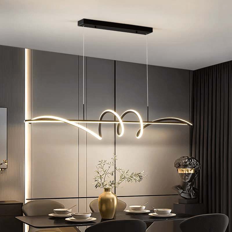 Suspension îlot cuisine LED | TOURBILLON - product_type_Floor lamp arc