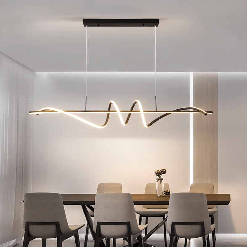 Suspension îlot cuisine LED | TOURBILLON - product_type_Floor lamp arc