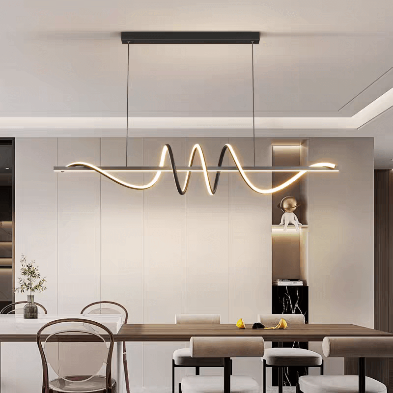 Suspension îlot cuisine LED | TOURBILLON - product_type_Floor lamp arc