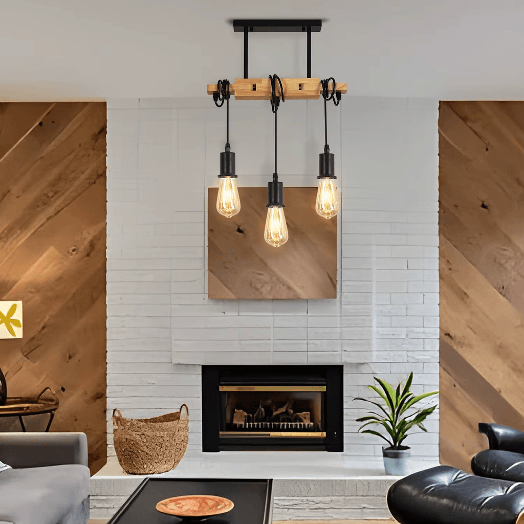 Suspension industrielle en bois FANA - product_type_Atelier Luisiano
