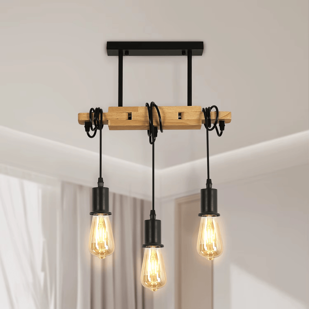 Suspension industrielle en bois FANA - product_type_Atelier Luisiano